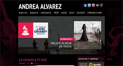 Desktop Screenshot of andreaalvarez.com